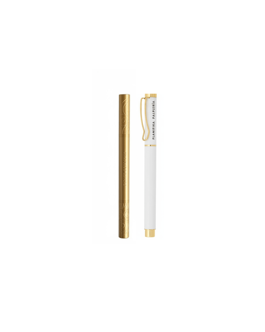 SET DE LAPICEROS DORADOS Set de Bolígrafos Esencia Dorada - Bolígrafo blanco más Bolígrafo dorado - Imagen 1